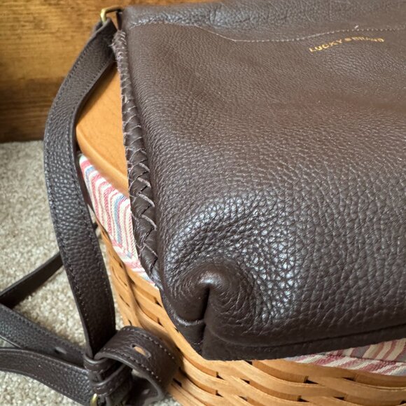 Lucky Brand Brown Leather Crossbody Bag - Picture 5 of 14